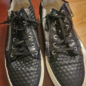 Bagatto Live Ech size 13.5 us/European 44 lace up/zipper black sneakers